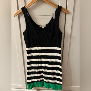 100% cotton dress. Great as a swim cover up or with leggings.
